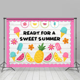 Aperturee - Ready For A Sweet Summer Ice Cream Fruit Backdrop